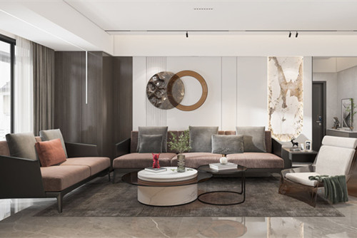 潮州市柏嘉名庭現代簡約風格三居室裝修案例