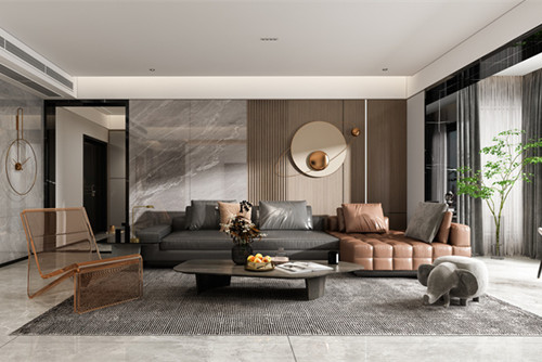 潮州市百合園現代簡約風格別墅裝修案例