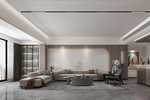 潮州市百合園現代簡約風格四居室裝修案例