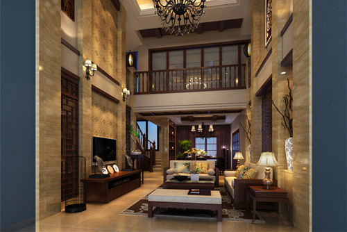 海口市南國威尼斯城別墅其他復式裝修案例