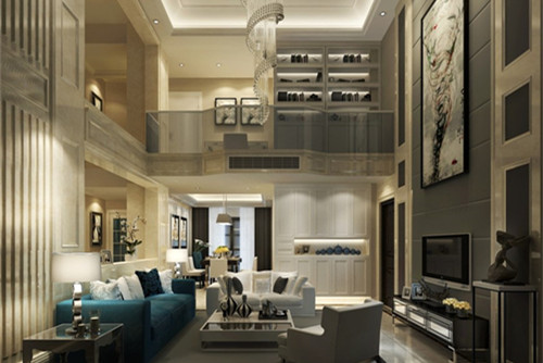 ?？谑协h(huán)球100寶龍城現(xiàn)代簡約風(fēng)格別墅裝修案例