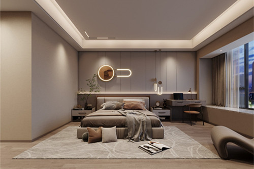 揭陽市保利·半島一號輕奢風格平層裝修案例