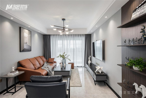 常州市華潤國際社區·幸福里現代簡約風格三居室裝修案例