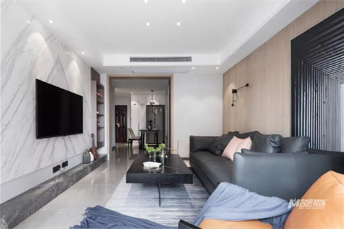 常州市中央花園現(xiàn)代簡(jiǎn)約風(fēng)格二居室裝修案例