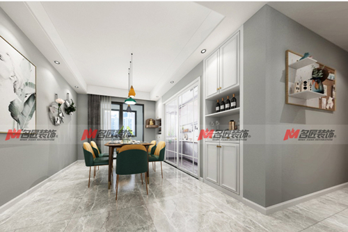 泉州市泉州上實海上海混搭三居室裝修案例