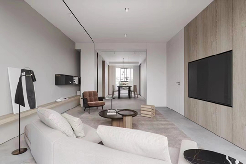 江門市名門壹號現代簡約風格四居室裝修案例