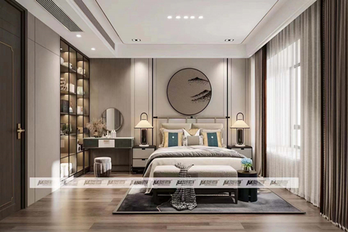 衢州市丹桂小區現代風格四居室裝修案例