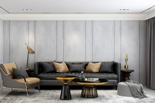 中山市雅居樂諾丁山輕奢風格平層裝修案例