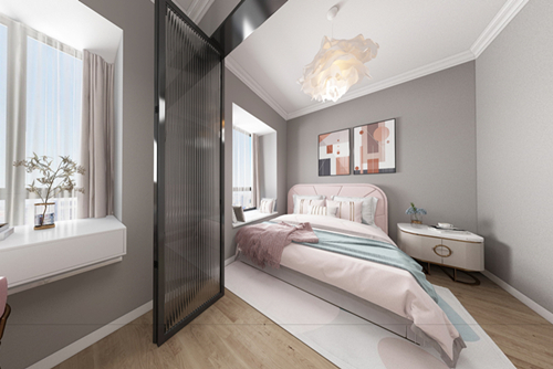 廣州市云山詩意(白云)現代簡約風格二居室裝修案例