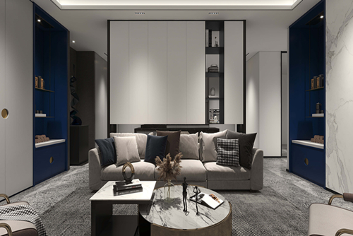 廣州市珠江帝景苑現(xiàn)代風(fēng)格辦公空間裝修案例