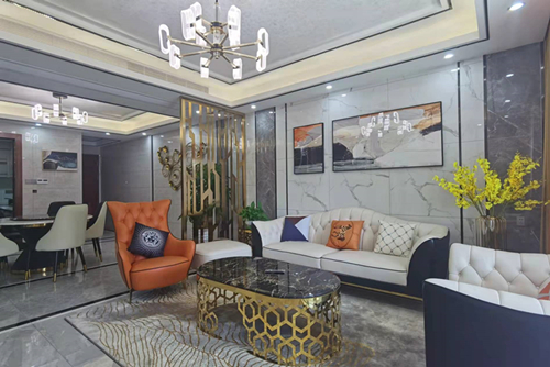 河源市堅基美麗城現(xiàn)代風(fēng)格平層裝修案例