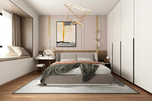 廣州市富力泉天下現(xiàn)代簡約風格復式裝修案例