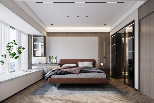 海口市奔龍大廈現(xiàn)代簡(jiǎn)約風(fēng)格平層裝修案例