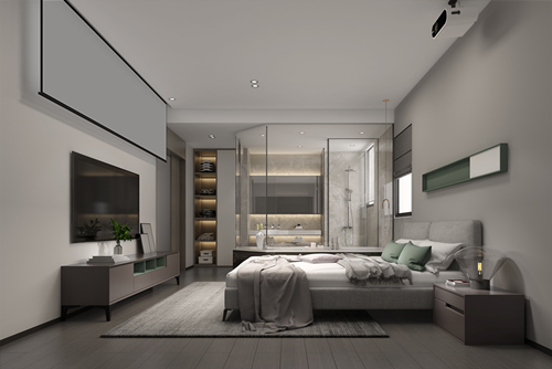 海口市南國威尼斯城現代簡約風格四居室裝修案例