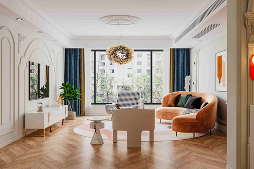 淮安市愛琴海花園現(xiàn)代風格三居室裝修案例