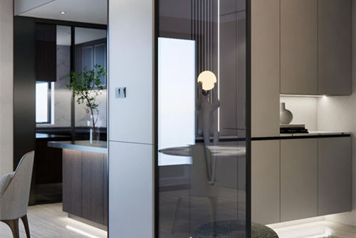 江門市美的公園天下現代風格三居室裝修案例