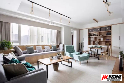 江門市東成家園現代簡約風格三居室裝修案例