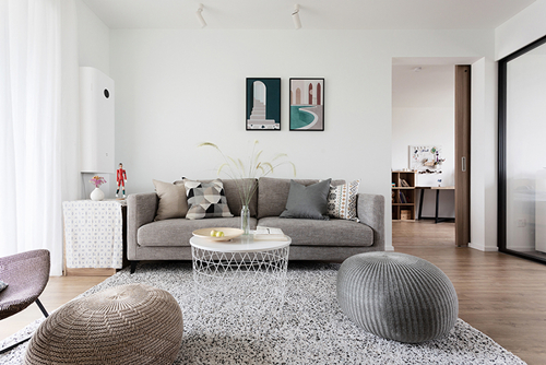 中山市健康花城二期現代風格三居室裝修案例