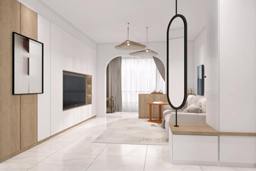 汕頭市上林府現代簡約風格三居室裝修案例