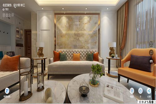 廣州市東方新世界現(xiàn)代簡約風(fēng)格五居室裝修案例