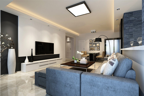 中山市雅居樂花園現代簡約風格三居室裝修案例
