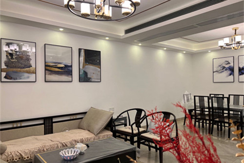 中山市保利天匯現代簡約風格三居室裝修案例