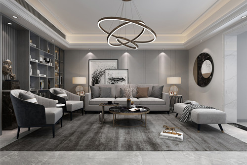 汕頭市海灣一城時代花園現代簡約風格四居室裝修案例