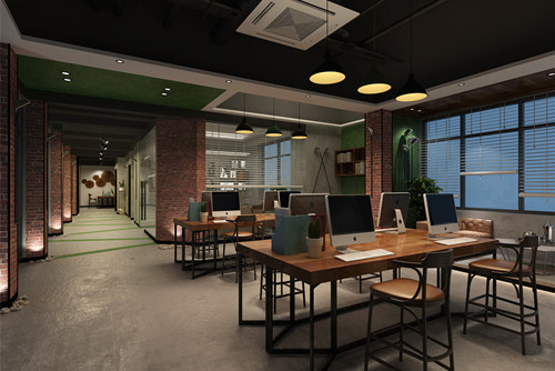 海口市現(xiàn)代花園其他辦公空間裝修案例