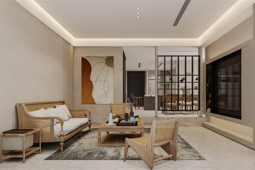 海口市南國威尼斯城現代簡約風格別墅裝修案例