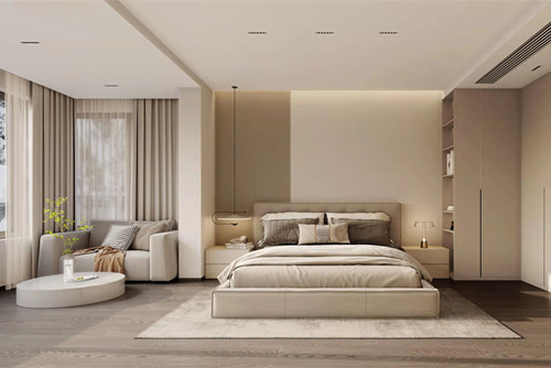 海口市輕工機械廠宿舍現代簡約風格別墅裝修案例