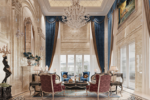 ?？谑心蠂崴钩莿e墅歐式風格別墅裝修案例