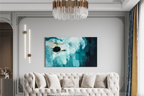 廣州市東方新世界輕奢風(fēng)格二居室裝修案例