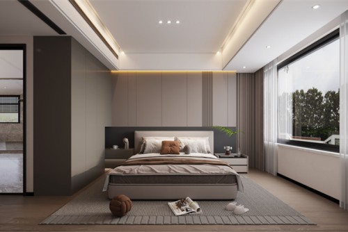 汕頭市灣璟名筑輕奢風格二居室裝修案例