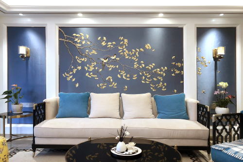 ?？诰┙瓘V場復式280平新美式混搭新中式