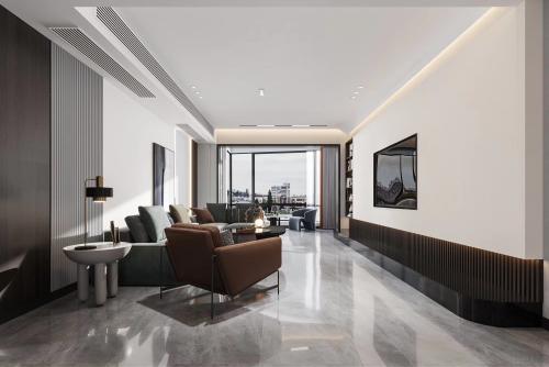 潮州市柏嘉名庭現代簡約風格三居室裝修案例