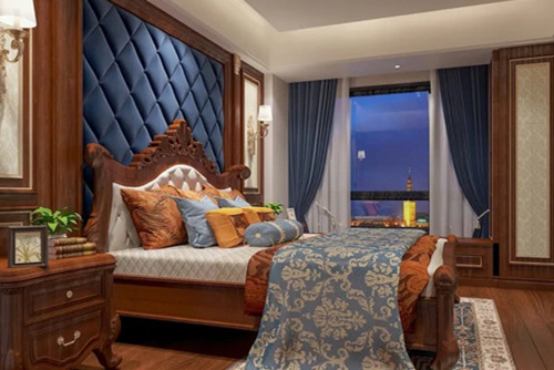 潮州市百合園歐式風格四居室裝修案例