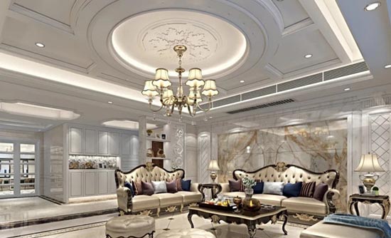 潮州市八號工業區住宅歐式風格四居室裝修案例