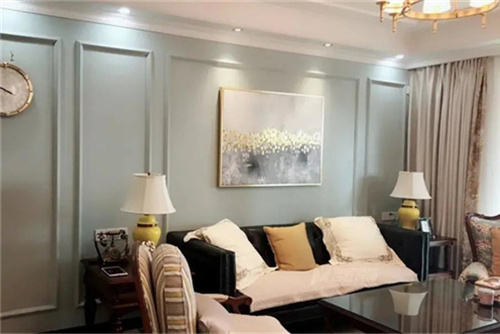 合肥市綠城·廬境桃源美式風(fēng)格三居室裝修案例