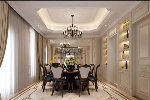 合肥市萬科未來之光歐式風格別墅裝修案例