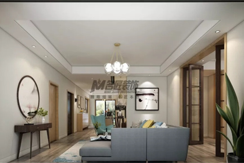 合肥市萬科未來之光現代簡約風格四居室裝修案例