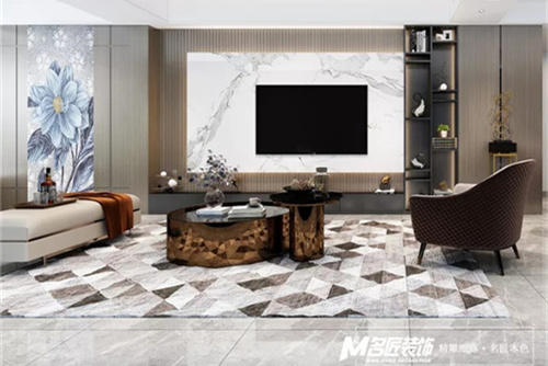 汕頭市時代金湖灣現代簡約風格三居室裝修案例