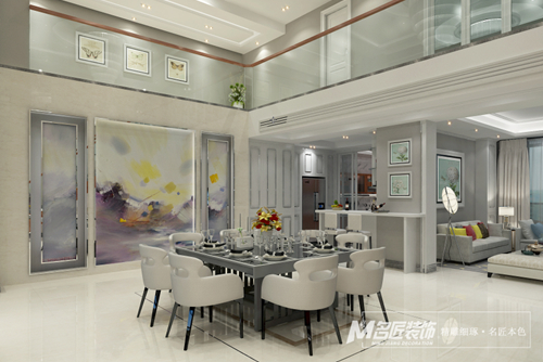 珠海市海倫堡玖悅瓏灣現(xiàn)代簡約風(fēng)格復(fù)式裝修案例